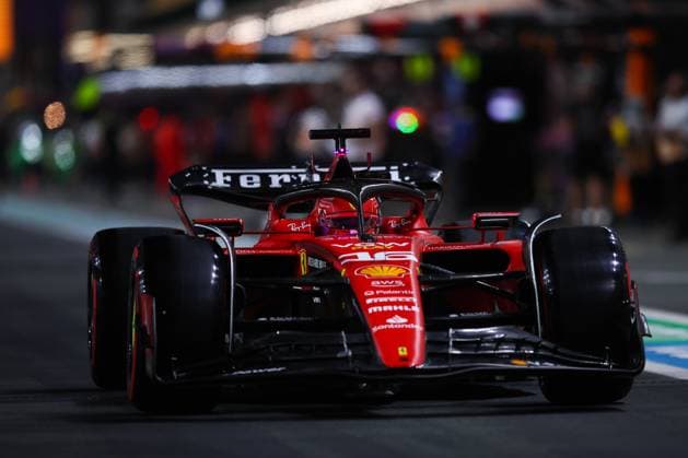 16 LECLERC Charles (mco), Scuderia Ferrari SF-23, action during the Formula 1 STC Saudi Arabian Grand Prix 2023, 2nd round of the 2023 Formula One World Championship, WM, Weltmeisterschaft from March 17 to 19, 2023 on the Jeddah Corniche Circuit, in Jeddah, Saudi Arabia - F1 - SAUDI ARABIAN GRAND PRIX 2023 DPPI Panoramic  20230318_IMGL3499.JPG