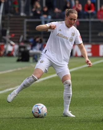 Sydney Lohmann (Bayern), 1. FC Köln - FC Bayern München, Flyeralarm Frauen Bundesliga, 15. Spieltag, Köln, Deutschland, 18.03.2023.