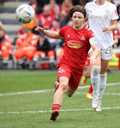 Ally Gudorf (Köln), 1. FC Köln - FC Bayern München, Flyeralarm Frauen Bundesliga, 15. Spieltag, Köln, Deutschland, 18.03.2023.