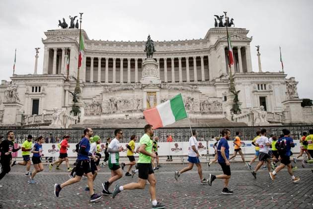Bilder des Jahres 2023, Sport 03 März Sport Themen der Woche KW11 Photo : the marathon start  Copyright: xCeciliaxFabiano LaPresse ceciliax
