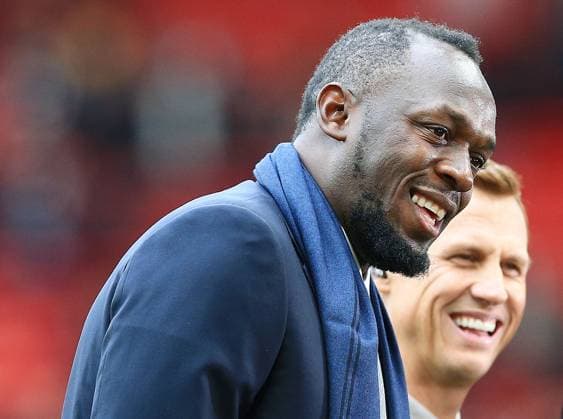 Sport Bilder des Tages Mandatory Credit: Photo by Matt West Shutterstock (13831762l) Sprinter Usain Bolt attends the game Manchester United, ManU v Fulham, Emirates FA Cup, Quarter Final, Football, Old Trafford, Manchester, UK - 19 Mar 2023 EDITORIAL USE ONLY No use with unauthorised audio, video, data, fixture lists, club league logos or live services. Online in-match use limited to 120 images, no video emulation. No use in betting, games or single club league player publications. Manchester United v Fulham, Emirates FA Cup, Quarter Final, Football, Old Trafford, Manchester, UK - 19 Mar 2023 EDITORIAL USE ONLY No use with unauthorised audio, video, data, fixture lists, club league logos or live services. Online in-match use limited to 120 images, no video emulation. No use in betting, games or single club league player publications.  Copyright: xMattxWest Shutterstockx 13831762l