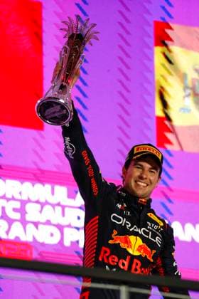 11 Sergio Perez (MEX, Oracle Red Bull Racing), F1 Grand Prix of Saudi Arabia at Jeddah Corniche Circuit on March 19, 2023 in Jeddah, Saudi Arabia. (Photo by HOCH ZWEI) Jeddah Saudi Arabia