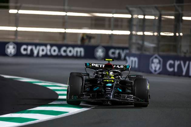 44 Lewis Hamilton (GBR, Mercedes-AMG Petronas F1 Team), F1 Grand Prix of Saudi Arabia at Jeddah Corniche Circuit on March 19, 2023 in Jeddah, Saudi Arabia. (Photo by HOCH ZWEI) Jeddah Saudi Arabia