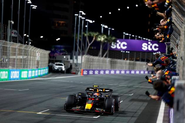 11 Sergio Perez (MEX, Oracle Red Bull Racing), F1 Grand Prix of Saudi Arabia at Jeddah Corniche Circuit on March 19, 2023 in Jeddah, Saudi Arabia. (Photo by HOCH ZWEI) Jeddah Saudi Arabia