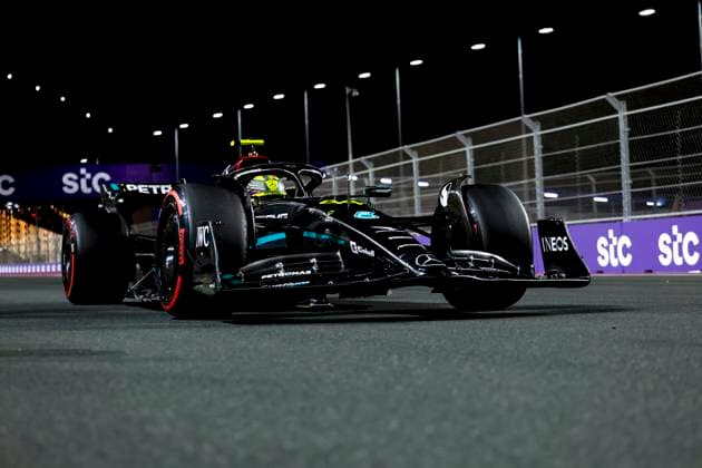 44 Lewis Hamilton (GBR, Mercedes-AMG Petronas F1 Team), F1 Grand Prix of Saudi Arabia at Jeddah Corniche Circuit on March 19, 2023 in Jeddah, Saudi Arabia. (Photo by HOCH ZWEI) Jeddah Saudi Arabia