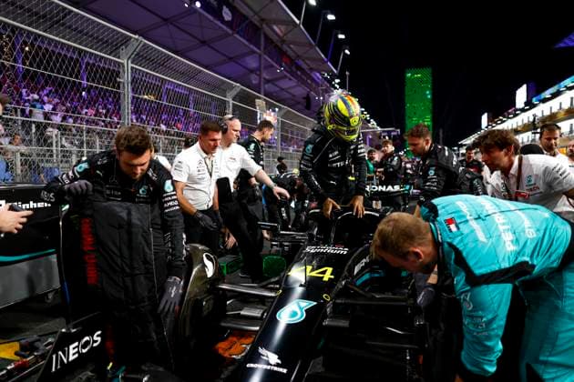 44 Lewis Hamilton (GBR, Mercedes-AMG Petronas F1 Team), F1 Grand Prix of Saudi Arabia at Jeddah Corniche Circuit on March 19, 2023 in Jeddah, Saudi Arabia. (Photo by HOCH ZWEI) Jeddah Saudi Arabia