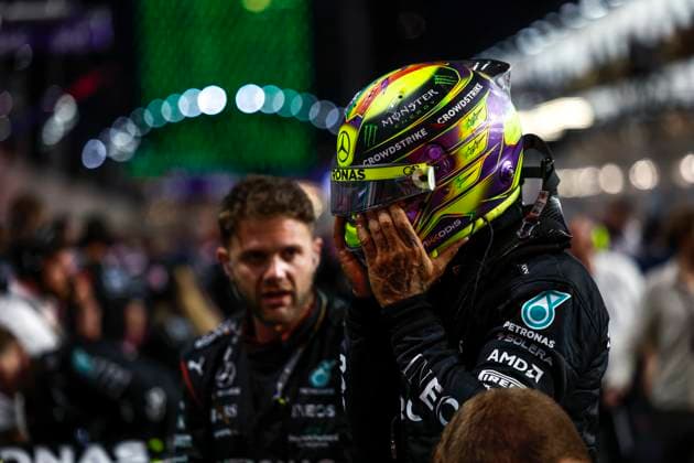 44 Lewis Hamilton (GBR, Mercedes-AMG Petronas F1 Team), F1 Grand Prix of Saudi Arabia at Jeddah Corniche Circuit on March 19, 2023 in Jeddah, Saudi Arabia. (Photo by HOCH ZWEI) Jeddah Saudi Arabia