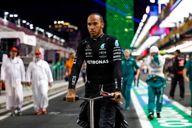 44 Lewis Hamilton (GBR, Mercedes-AMG Petronas F1 Team), F1 Grand Prix of Saudi Arabia at Jeddah Corniche Circuit on March 19, 2023 in Jeddah, Saudi Arabia. (Photo by HOCH ZWEI) Jeddah Saudi Arabia