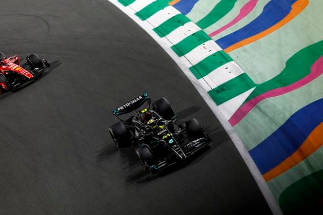 44 Lewis Hamilton (GBR, Mercedes-AMG Petronas F1 Team), F1 Grand Prix of Saudi Arabia at Jeddah Corniche Circuit on March 19, 2023 in Jeddah, Saudi Arabia. (Photo by HOCH ZWEI) Jeddah Saudi Arabia