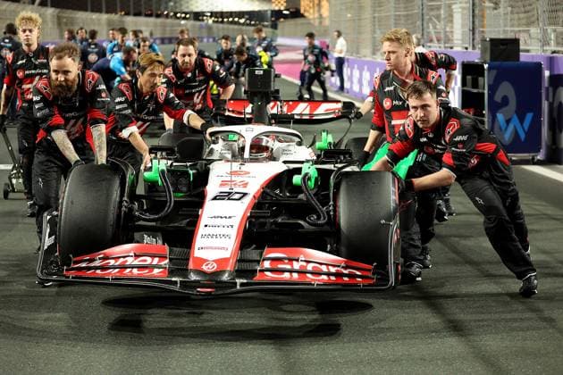 19.03.2023, Jeddah Corniche Circuit, Dschidda, Formel 1 Großer Preis von Saudi-Arabien ,im Bild Kevin Magnussen (DNK), Moneygram Haas F1 Team Dschidda Jeddah Corniche Circuit Saudi-Arabien