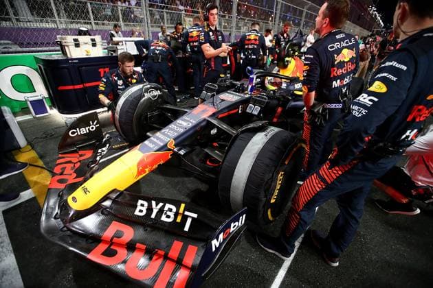 Formel 1 Großer Preis von Saudi-Arabien 19.03.2023, Jeddah Corniche Circuit, Dschidda, Formel 1 Großer Preis von Saudi-Arabien ,im Bild Sergio Perez (MEX), Oracle Red Bull Racing.