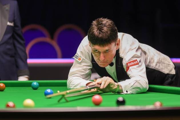 Sport Themen der Woche KW12 Sport Bilder des Tages Snooker 2023 WST Classic Jimmy White during his last 32 match against Judd Trump at the 2023 WST Classic, Morningside Arena, Leicester, United Kingdom on 21 March 2023. Leicester Morningside Arena Leicestershire United Kingdom Editorial use only , Copyright: xColinxPoultneyx PSI-17112-0019
