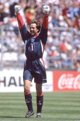 DAVID SEAMAN, Inghilterra, Coppa del Mondo FIFA, Francia 1998, World Cup, England vs Tunisia 2-0, 15-06-1998, Azione, Action, Single shot MONDIALI FIFA FRANCIA 1998 INGHILTERRA-TUNISIA 2-0