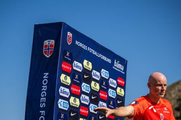 230323 Stale Solbakken, head coach of the Norwegian national football team, during a press event on March 23, 2023 in Marbella. Photo: Vegard Grott BILDBYRAN kod VG VG0423 bbeng fotball football soccer fotboll UEFA EURO, EM, Europameisterschaft,Fussball 2024 em-kvalifisering em-kvalik pressetreff press event norge norway Copyright: VEGARDxGRoTT BB230323VG047