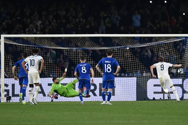 Db Napoli 23 03 2023 - qualificazioni Euro 2024 Italia-Inghilterra foto Daniele Buffa Image nella foto: gol Harry Kane 