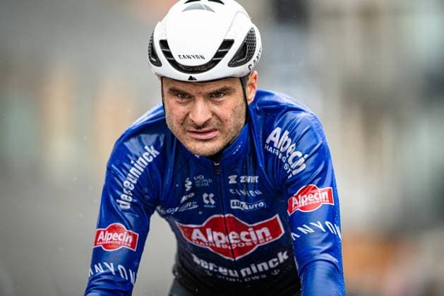 KRIEGER Alexander: Classic Brügge - De Panne 2023 - Men KRIEGER Alexander ( GER ) ALPECIN-DECEUNINCK ( ADC ) - BEL Querformat - quer - horizontal - Landscape - Event Veranstaltung: Classic Brügge - De Panne - Category Kategorie: Cycling - Road cycling, Rad, Radsport, Strasse - Elite Men - 1.UWT - Location Ort: Europe Belgium - Flanders - Start: Brügge - Finish: De Panne - Discipline: Road Race ( RR ) - Distance: 211 km - Date Datum: 22.03.2023 Wednesday -