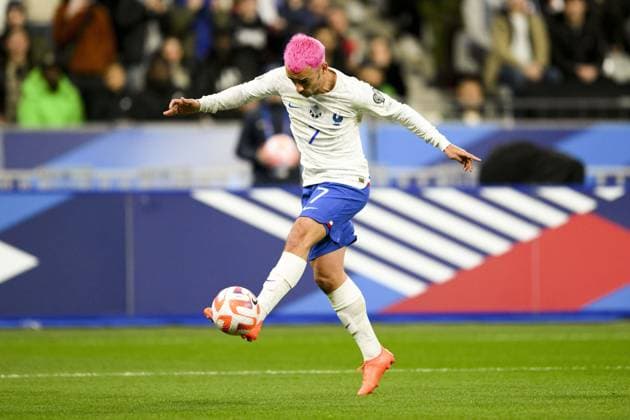 GRIEZMANN Antoine (FRA) FOOTBALL : France vs Pays Bas - Eliminatoires Euro2024 - 24 03 2023 JBAutissier Panoramic 