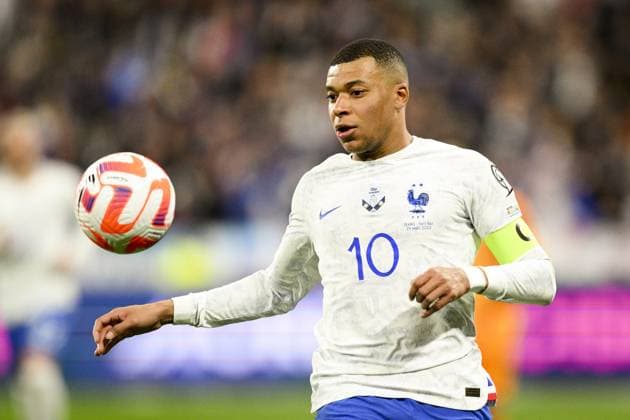 MBAPPE Kylian (FRA) FOOTBALL : France vs Pays Bas - Eliminatoires Euro2024 - 24 03 2023 JBAutissier Panoramic 