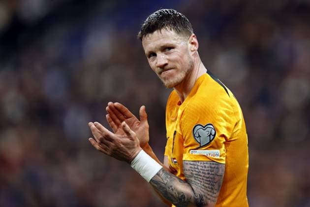 SAINT-DENIS - Wout Weghorst of Holland during the UEFA EURO, EM, Europameisterschaft,Fussball 2024 qualifying match between France and Netherlands at Stade de France on March 24, 2023 in Saint-Denis, France. ANP MAURICE VAN STONE UEFA EURO 2024 Qualifying Round 2022 2023 xVIxANPxSportx xxANPxIVx 465704822 originalFilename: 465704822.jpg