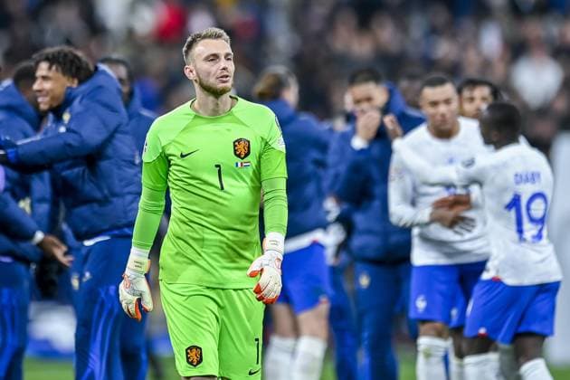 PARIS, 24-03-2023, Stade de France, UEFA Qualification EURO 2024 Football, season 2022 2023, France - Netherlands, final result 4-0, Netherlands goalkeeper Jasper Cillessen France - Netherlands  x20317943x Copyright: