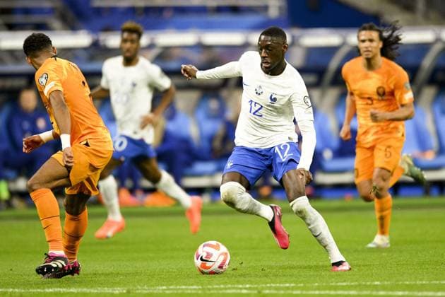 KOLO MUANI Randal (FRA) FOOTBALL : France vs Pays Bas - Eliminatoires Euro2024 - 24 03 2023 JBAutissier Panoramic 