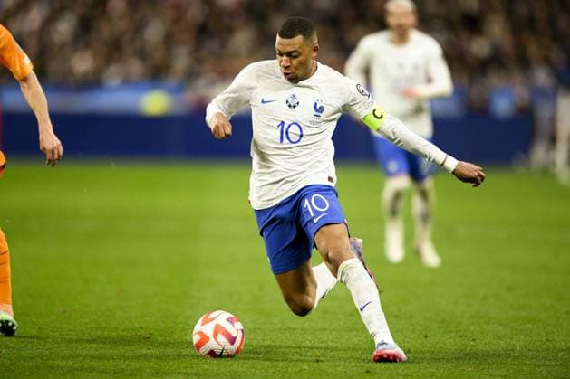 MBAPPE Kylian (FRA) FOOTBALL : France vs Pays Bas - Eliminatoires Euro2024 - 24 03 2023 JBAutissier Panoramic 
