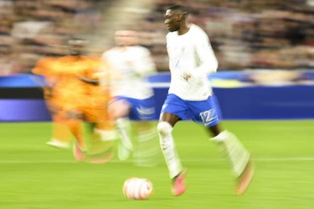 KOLO MUANI Randal (FRA) FOOTBALL : France vs Pays Bas - Eliminatoires Euro2024 - 24 03 2023 JBAutissier Panoramic 