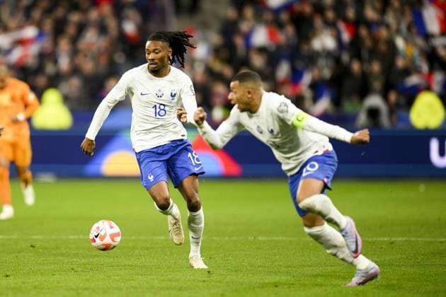 Kephren Thuram (FRA) FOOTBALL : France vs Pays Bas - Eliminatoires Euro2024 - 24 03 2023 JBAutissier Panoramic 