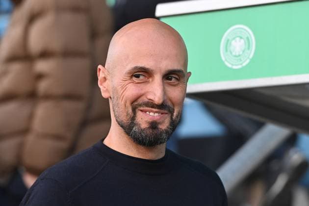 Trainer Antonio DI SALVO (GER), Einzelbild,angeschnittenes Einzelmotiv,Portraet,Portrait,Porträt. Fussball Laenderspiel, U21, U 21 Deutschland - Japan 2-2 am 24.03.2023,PSD Arena Frankfurt