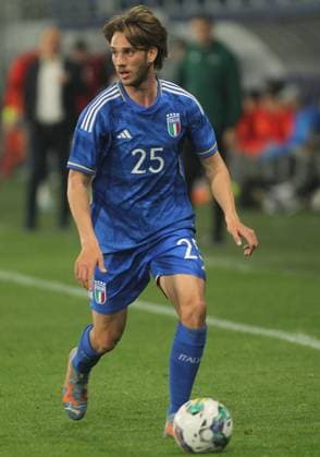 24.03.2023 Backa Topola Serbia-Italy U21, U 21 Under 21 International Friendly, Länderspiel, Nationalmannschaft men s football Antonino Gallo Italy :