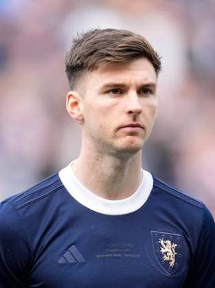 Mandatory Credit: Photo by Stuart Wallace Shutterstock (13840527du) Kieran Tierney of Scotland. Scotland v Cyprus, UEFA European Championship, EM, Europameisterschaft 2024 Qualifying, Group A, Football, Hampden Park, Glasgow, UK - 25 Mar 2023 EDITORIAL USE ONLY No use with unauthorised audio, video, data, fixture lists, club league logos or live services. Online in-match use limited to 120 images, no video emulation. No use in betting, games or single club league player publications. Scotland v Cyprus, UEFA European Championship 2024 Qualifying, Group A, Football, Hampden Park, Glasgow, UK - 25 Mar 2023 EDITORIAL USE ONLY No use with unauthorised audio, video, data, fixture lists, club league logos or live services. Online in-match use limited to 120 images, no video emulation. No use in betting, games or single club league player publications.  Copyright: xStuartxWallace Shutterstockx 13840527du