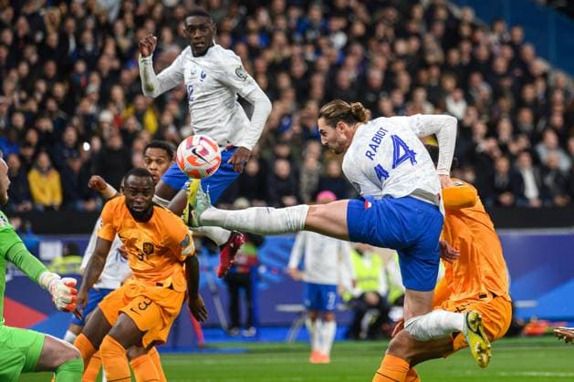Adrien Rabiot during the Euro 2024 qualifying match between France and the Netherlands at the Stade de France, 24 March 2023  JulienxMattiax xLexPictorium LePictorium_0277977
