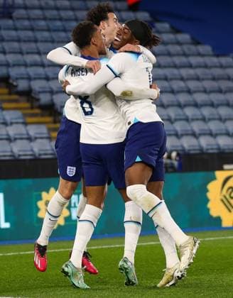 England Under 21 v France Under 21 International Friendly, Länderspiel, Nationalmannschaft Jacob Ramsey of England Under 21 celebrates his goal during the International Friendly match between England Under 21 and France Under 21 at The King Power Stadium, Leicester Content Not Available For UK Newspapers Copyright: xDarrenxWoolleyx FIL-18298-0104 UK Newspapers OUT