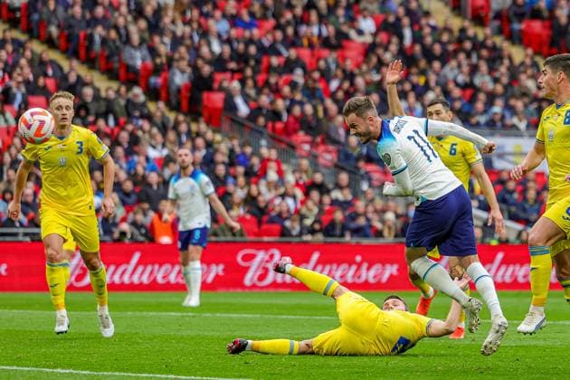 England v Ukraine Euro 2024 Qualifier 26 03 2023. Copyright: xNigelxKeenex PSI-17124-0026