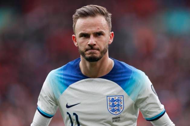 England v Ukraine UEFA EURO, EM, Europameisterschaft,Fussball 2024 Qualifiers James Maddison of England during the UEFA Euro 2024 Qualifiers Group C match at Wembley Stadium, London Content Not Available For UK Newspapers Copyright: xPaulxChestertonx FIL-18299-0181 UK Newspapers OUT