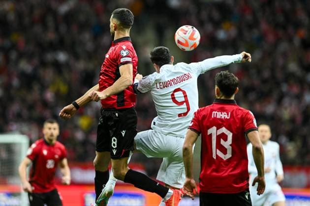 27.03.2023 WARSZAWA, STADION PGE NARODOWY IMIENIEM KAZMIERZA GORSKIEGO PILKA NOZNA (FOOTBALL) ELIMINACJE MISTRZOSTW EUROPY UEFA EURO, EM, Europameisterschaft,Fussball 2024 ( UEFA EURO 2024 QUALIFICATION ) MECZ ( GAME ) POLSKA - ALBANIA ( POLAND - ALBANIA ) NZ ROBERT LEWANDOWSKI FOTO MATEUSZ SLODKOWSKI CYFRASPORT NEWSPIX.PL --- Newspix.pl  20230327_CS_MS_021