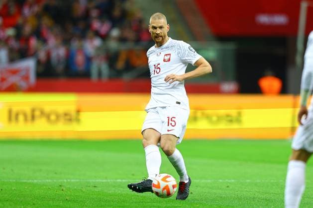 2023.03.27 Warszawa Pilka nozna Kwalifikacje UEFA EURO, EM, Europameisterschaft,Fussball 2024 Polska - Albania N z Bartosz Salamon Foto Pawel Andrachiewicz PressFocus 2023.03.27 Warszawa Football UEFA EURO 2024 European Qualifiers Poland - Albania Bartosz Salamon Credit: Pawel Andrachiewicz PressFocus NEWSPIX.PL --- Newspix.pl  20230327_PF_PA024