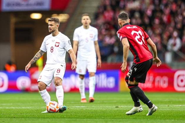 27.03.2023 WARSZAWA, STADION PGE NARODOWY IMIENIEM KAZMIERZA GORSKIEGO PILKA NOZNA (FOOTBALL) ELIMINACJE MISTRZOSTW EUROPY UEFA EURO, EM, Europameisterschaft,Fussball 2024 ( UEFA EURO 2024 QUALIFICATION ) MECZ ( GAME ) POLSKA - ALBANIA ( POLAND - ALBANIA ) NZ KAROL LINETTY FOTO LUKASZ GROCHALA CYFRASPORT NEWSPIX.PL --- Newspix.pl  20230327CSLG0218