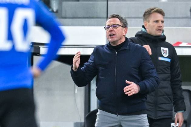 SOCCER - UEFA EURO, EM, Europameisterschaft,Fussball 2024 Quali, AUT vs EST LINZ,AUSTRIA,27.MAR.23 - SOCCER - European Qualifiers 2024, OEFB international match, Länderspiel, Nationalmannschaft Austria vs Estland. Image shows head coach Ralf Rangnick (AUT).  GEPAxpictures xChristianxMoser
