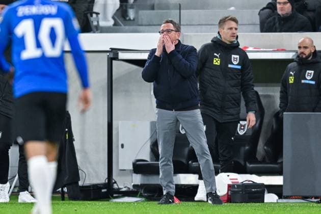 SOCCER - UEFA EURO, EM, Europameisterschaft,Fussball 2024 Quali, AUT vs EST LINZ,AUSTRIA,27.MAR.23 - SOCCER - European Qualifiers 2024, OEFB international match, Länderspiel, Nationalmannschaft Austria vs Estland. Image shows head coach Ralf Rangnick (AUT).  GEPAxpictures xChristianxMoser