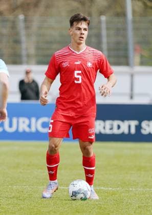 Foto Manuel Geisser 28.03.2023 Fussball Herren U 21 Laenderspiel Schweiz - Israel 2:1- Bild : Ardon Jashari (SUI) Aktion Einzelbild