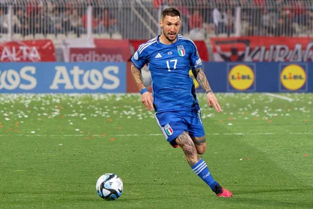 March 26, 2023, Ta Qali, Italy: Ta Qali, Italy, Ta Qali, March 26, 2023, Matteo Politano (Italy) during European Qualifiers - Malta vs Italy - UEFA European Football Championship. UEFA European Football Championship - European Qualifiers - Malta vs Italy, Ta Qali, Italy  - ZUMAl164 20230326_zsa_l164_1193 Copyright: xEmmanuelexMastrodonatox