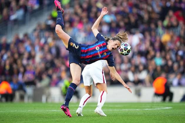 Sport Themen der Woche KW13 Sport Bilder des Tages ESP: FC Barcelona, Barca AS Roma. UEFA Womens Champions League match, Quarter-Finals, 2nd leg. Irene Paredes of FC Barcelona during the UEFA Womens Champions League match, Quarter-Finals, 2nd leg between FC Barcelona and v AS Roma played at Spotify Camp Nou Stadium on March 29, 2023 in Barcelona, Spain. kpng Copyright: xColasxBuerax xPRESSINx PS_220329_582