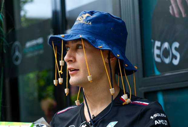 63 George Russell (GBR, Mercedes-AMG Petronas F1 Team), F1 Grand Prix of Australia at Albert Park Circuit on March 30, 2023 in Melbourne, Australia. (Photo by HOCH ZWEI) Melbourne Australia