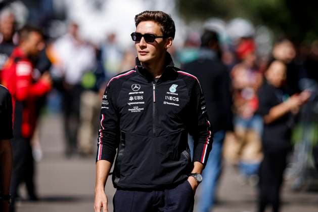 63 George Russell (GBR, Mercedes-AMG Petronas F1 Team), F1 Grand Prix of Australia at Albert Park Circuit on March 30, 2023 in Melbourne, Australia. (Photo by HOCH ZWEI) Melbourne Australia