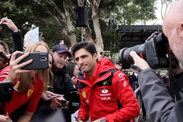 FORMULA 1 ROLEX AUSTRALIAN GRAND PRIX 2023 30.03.2023, Albert-Park, Melbourne, FORMULA 1 ROLEX AUSTRALIAN GRAND PRIX 2023 , im Bild Carlos Sainz Jr. (ESP), Scuderia Ferrari