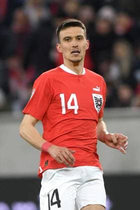 DEJAN LJUBICIC, UEFA EURO, EM, Europameisterschaft,Fussball 2024 Qualifying, Austria-Estland 2-1, Action Single Shot UEFA QUALIFICAZIONI EURO 2024 AUSTRIA-ESTONIA 2-1