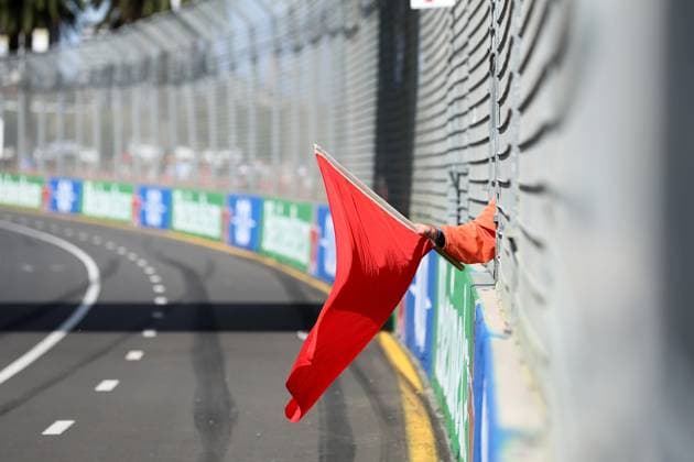 FORMULA 1 ROLEX AUSTRALIAN GRAND PRIX 2023 31.03.2023, Albert-Park, Melbourne, FORMULA 1 ROLEX AUSTRALIAN GRAND PRIX 2023 , im Bild Rote Flagge