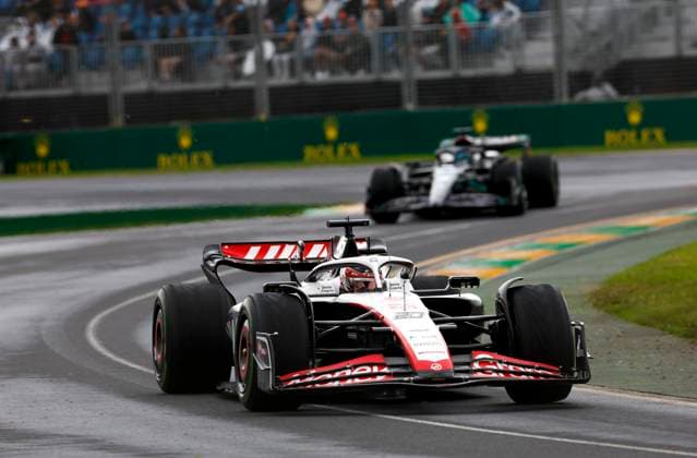 20 Kevin Magnussen (DNK, MoneyGram Haas F1 Team), F1 Grand Prix of Australia at Albert Park Circuit on March 31, 2023 in Melbourne, Australia. (Photo by HOCH ZWEI) Melbourne Australia
