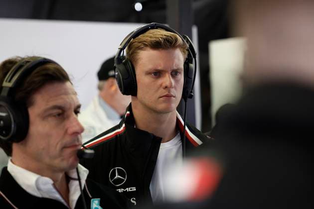 Mick Schumacher (DEU, Mercedes-AMG Petronas F1 Team), F1 Grand Prix of Australia at Albert Park Circuit on March 31, 2023 in Melbourne, Australia. (Photo by HOCH ZWEI) Melbourne Australia